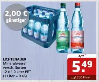 Getränke Quelle LICHTENAUER Mineralwasser 12*1L Angebot