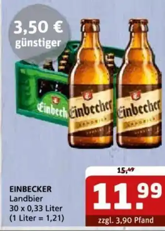 Getränke Quelle EINBECKER Landbier 30*330ml Angebot