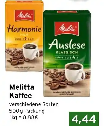 CAP Markt Melitta Kaffee 500 g Angebot