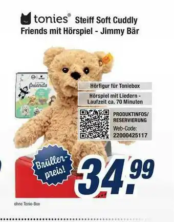 Expert Bening Onies Steiff Soft Cuddly Friends Mit Hörspiel - Jimmy Bär Angebot