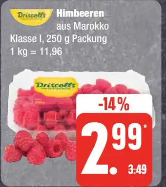 Edeka Driscolls Himbeeren 250g Angebot