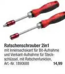 toom Baumarkt Ratschenschrauber 2in1 Angebot