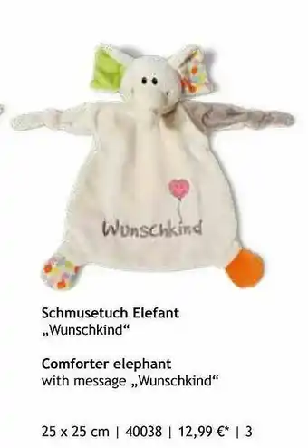 Nici Schmusetuch Elefant „wunschkind” Angebot