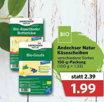 Combi Andechser Natur Käsescheiben Angebot