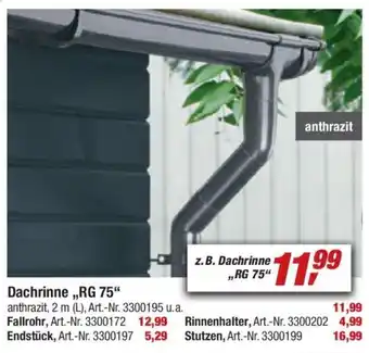 toom Baumarkt Dachrinne ,,RG 75" Angebot