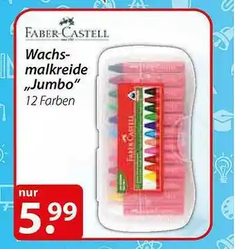 Magro Faber Castell Wachsmalreide „jumbo” Angebot