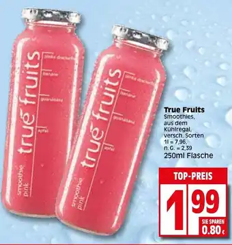 Elli Markt True Fruits Smoothies 250ml Flasche Angebot