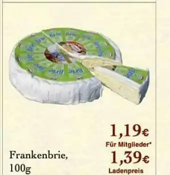 LPG Biomarkt Frankenbrie Angebot