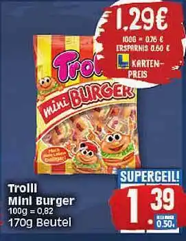 Elli Markt Trolll Mini Burger Angebot