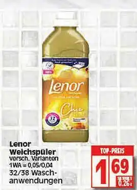 Elli Markt Lenor Weichspüler Angebot