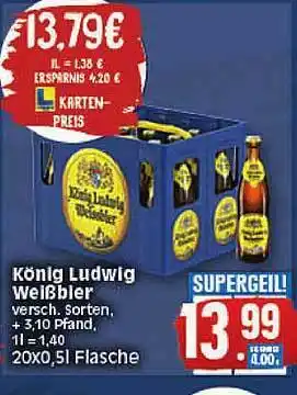 Elli Markt König Ludwig Weißbier Angebot