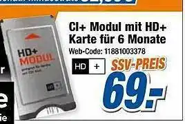 Expert Klein Ci+ Modul Mit Hd+ Karte Für 6 Monate Angebot