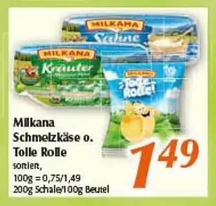 inkoop Milkana Schmelzkäse O. Tolle Rolle Angebot