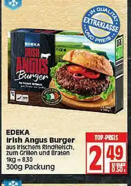 Elli Markt Edeka Irish Angus Burger Angebot