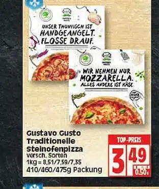 Elli Markt Gustavo Gusto Trationelle Steinofenpizza Angebot