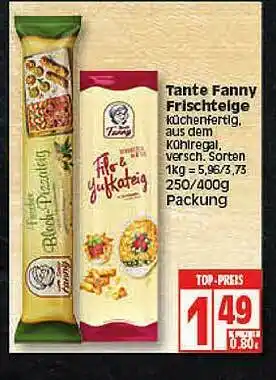 Elli Markt Tante Fanny Frischteige Angebot