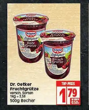 Elli Markt Dr. Oetker Fruchtgrütze Angebot