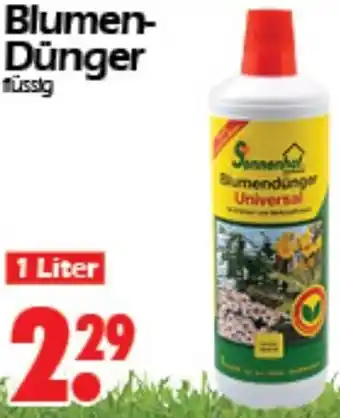 Wreesmann Sonnenhof Blumen Dünger 1 Liter Angebot