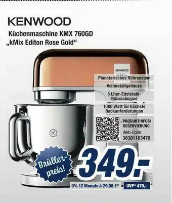 Expert Bening Kenwood Küchenmaschine Kmx 760gd Angebot