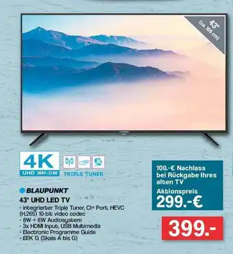 Famila Nord Ost Blaupunkt 43'' Uhd Led Tv Angebot