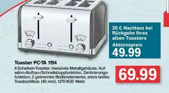 Famila Nord Ost Toaster Pc-ta 1194 Angebot