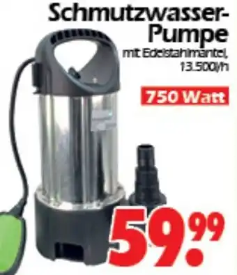 Wreesmann Schmutzwasser-Pumpe 750 Watt Angebot