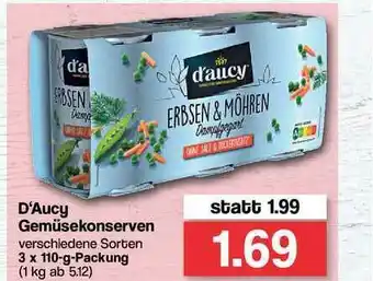 Famila Nord Ost D'aucy Gemüsekonserven Angebot