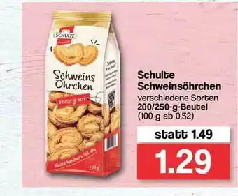 Famila Nord Ost Schülte Schweinsöhrchen Angebot