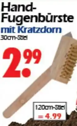 Wreesmann Hand-Fugenbürste mit Kratzdorn Angebot