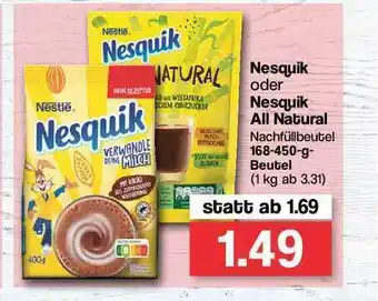 Famila Nord Ost Nesquik Oder Nesquik All Natural Angebot