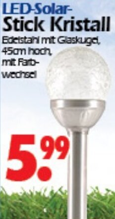 Wreesmann LED-Solar-Stick Kristall Angebot