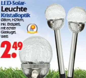 Wreesmann LED-Solar-Leuchte Kristalloptik Angebot