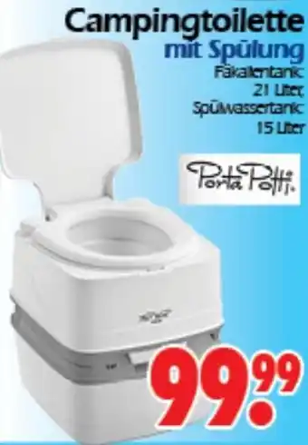 Wreesmann Porta Potti Campingtoilette mit Spülung Angebot