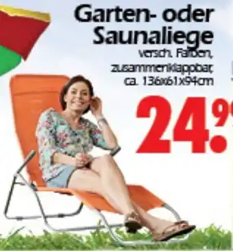 Wreesmann Garten oder Saunaliege Angebot