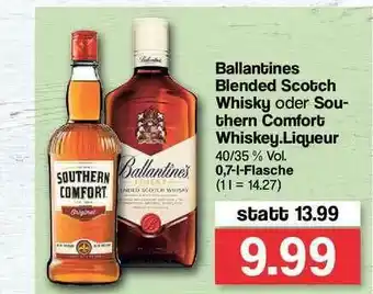 Famila Nord Ost Ballantines Blended Scotch Whisky Oder Southern Comfort Whiskey.liqueur Angebot