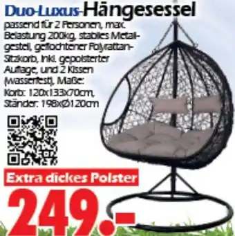 Wreesmann Duo-Luxus-Hängesessel Angebot