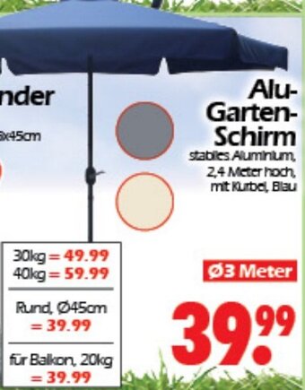 Wreesmann Alu-Garten-Schirm Angebot