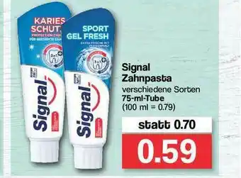 Famila Nord Ost Signal Zahnpasta Angebot