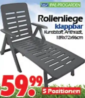 Wreesmann Rollenliege klappbar Angebot