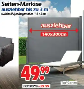 Wreesmann Seiten-Markise ausziehbar bis zu 3 m Angebot