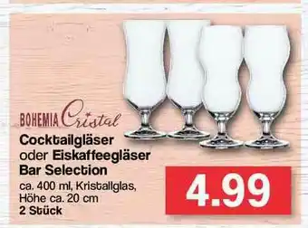 Famila Nord Ost Bohemia Cristal Cocktailglaser Oder Eiskaffeegläser Bar Selection Angebot