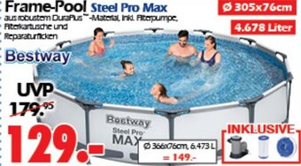 Wreesmann Bestway Frame-Pool Steel Pro Max Angebot
