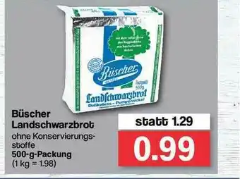 Famila Nord Ost Büscher Landschwarzbrot Angebot