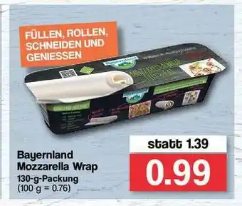 Famila Nord Ost Bayernland Mozzarella Wrap Angebot