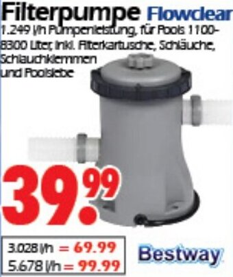 Wreesmann Bestway Filterpumpe Flowclear Angebot