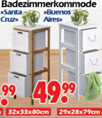 Wreesmann Badezimmerkommode >>Santa Cruz< Angebot