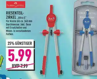 Marktkauf Faber Castell Riesenteil Zirkel Angebot