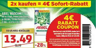 Marktkauf Ariel Waschmittel Angebot