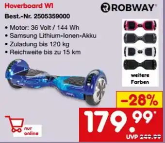 Netto Marken-Discount ROBWAY® Hoverboard WI Angebot