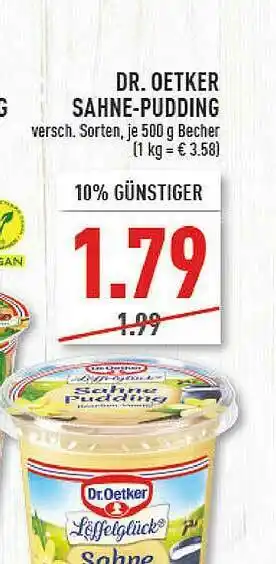 Marktkauf Dr Oetker Sahne-pudding Angebot